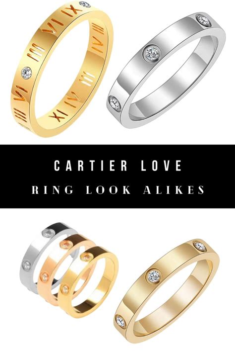 cartier ring dupe ebay|cartier look alike ring.